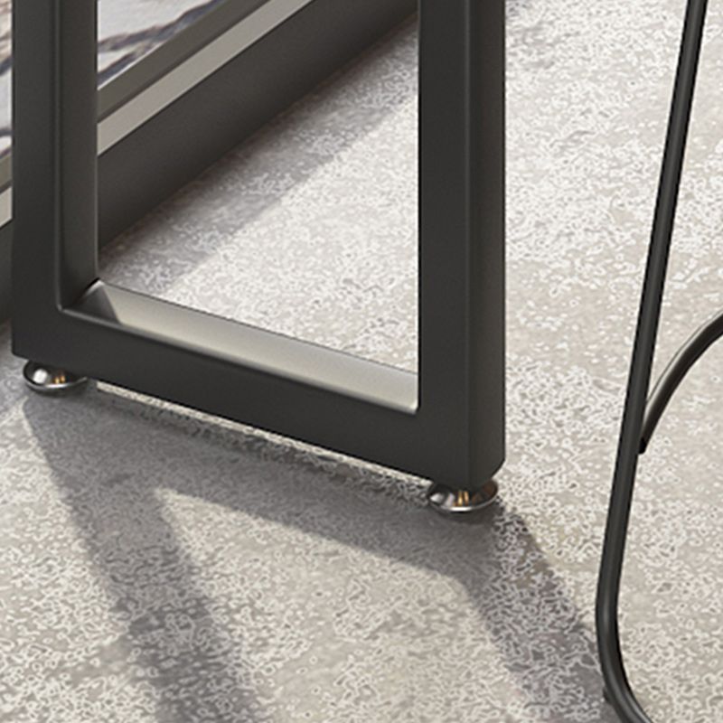 Modern Style 1/7 Pieces Bar Table Set Rectangle Pine Wood Counter Table for Balcony