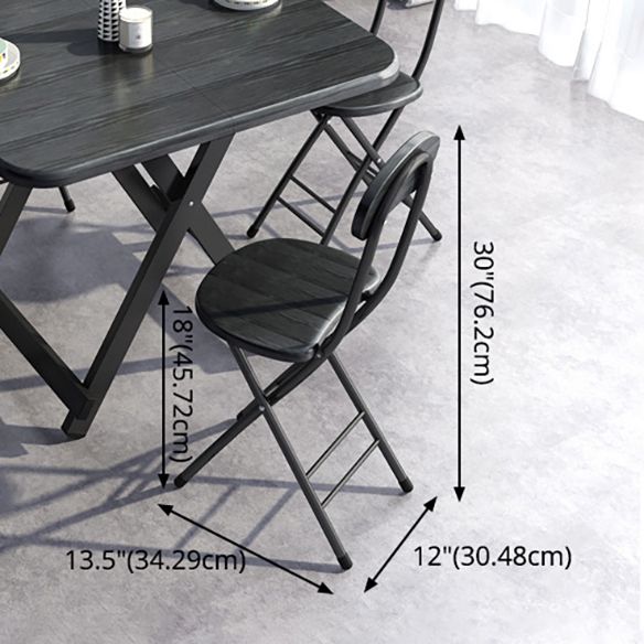 Modern Wooden Dining Room Set with Square Table Kitchen Dining Table Furniture