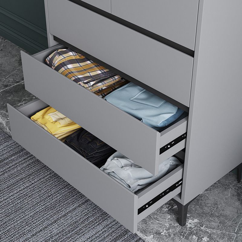 Engineered Wood Bedroom Storage Chest Contemporary Chest with Drawers