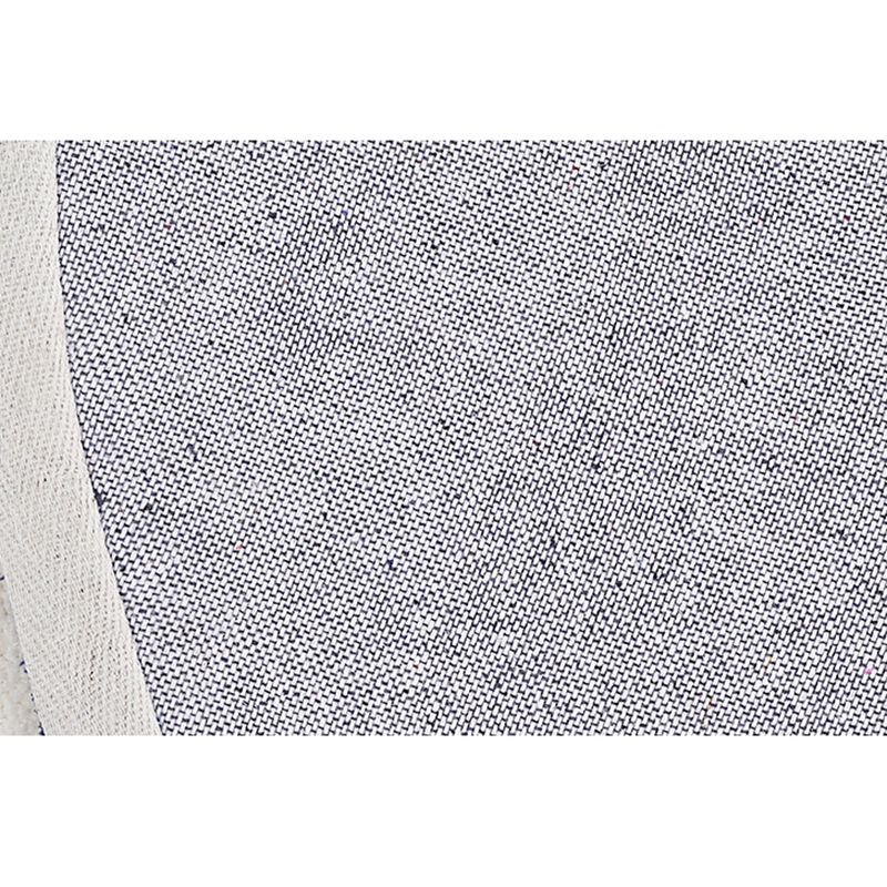 Stylish Grey Modern Rug Polyester Stripe Pattern Area Carpet Non-Slip Backing Rug for Home Decor