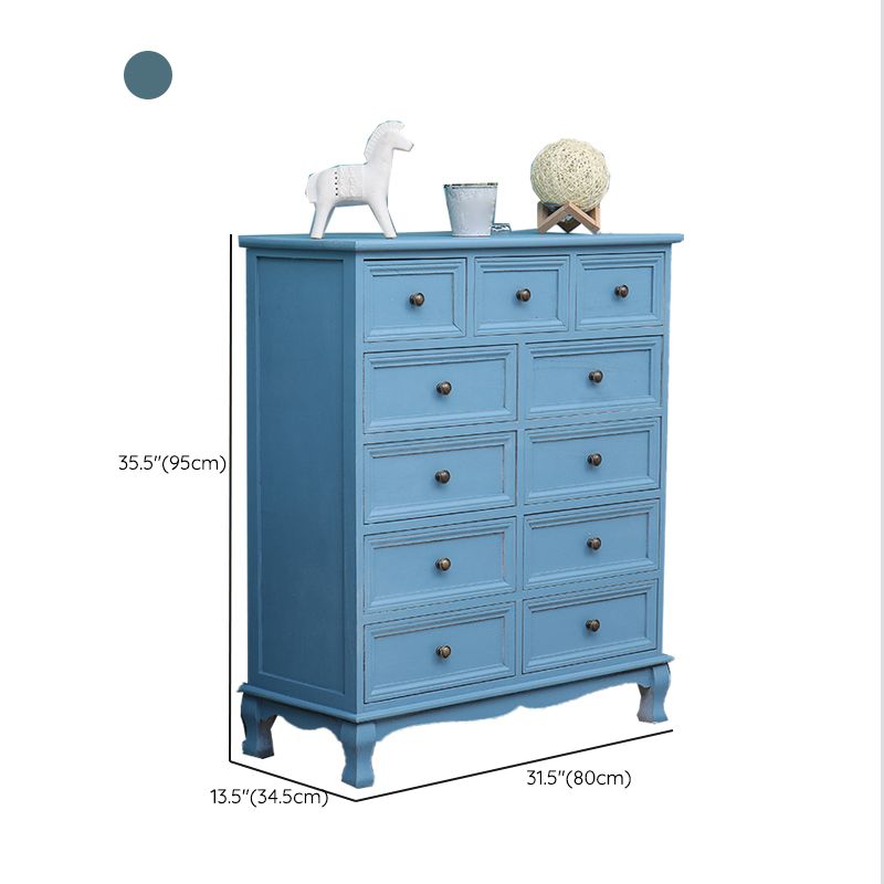 Traditional Storage Chest Dresser Wooden Dresser with Drawers