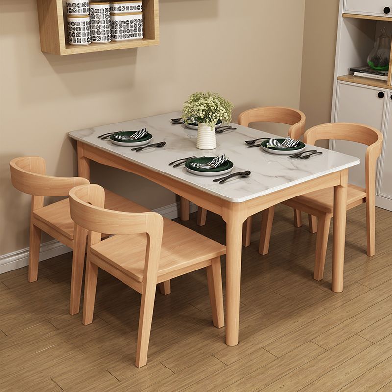 Simplicity Style Dining Site Table Rectangle Furniture for Home