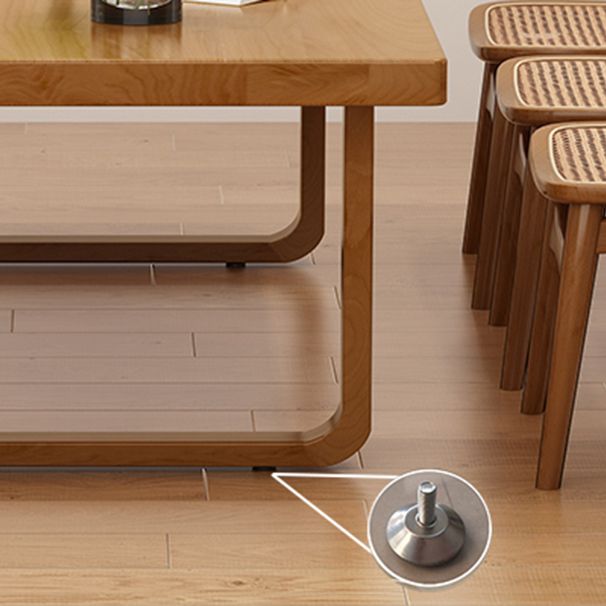 Modern 1/4/5/7 Pieces Dining Set Rectangle Pine Wood Dining Table for Kitchen