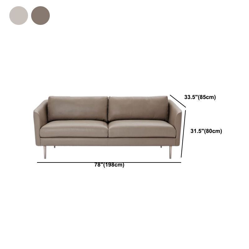 Contemporary Fabric Standard Sofa Sloped Arm Cushions Settee