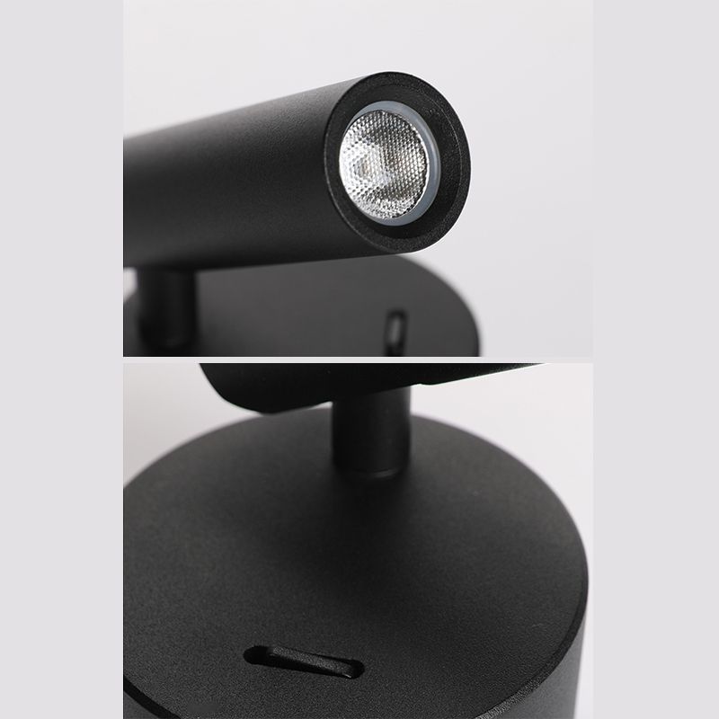 Modern Concise LED Wall Lamp Aluminium Circular Reading Wall Sconce for Bedroom