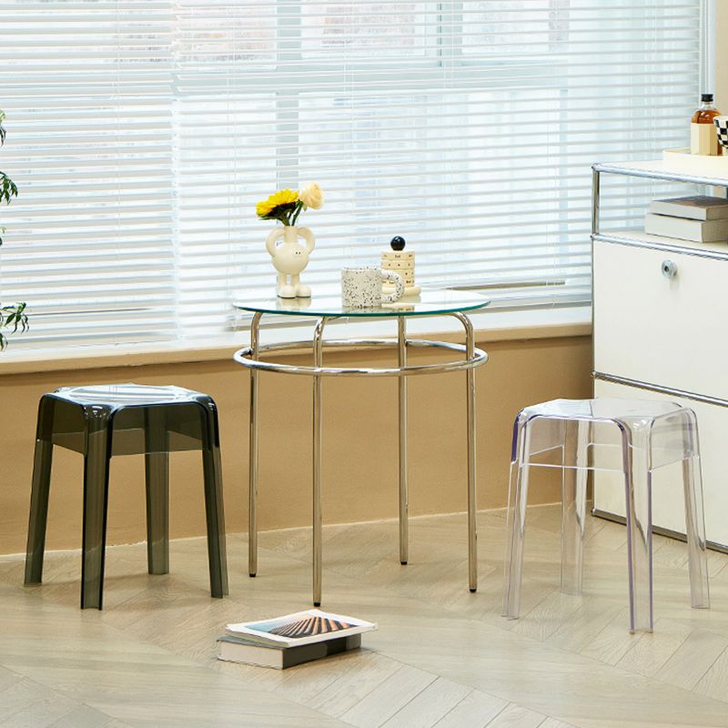 Contemporary Bar-stool Plastic Counter Bar Stool for Restaurant