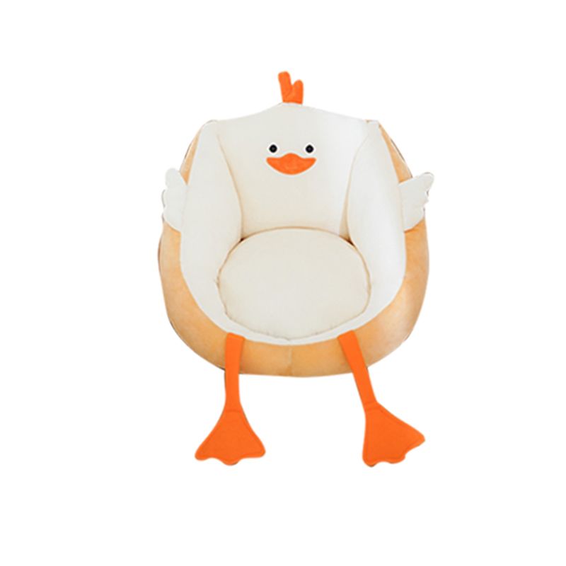 Contemporary Pouf Ottoman Velvet Upholstered Tear Resistant Animal Shape Ottoman