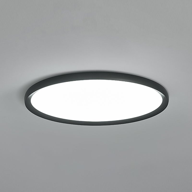 Simplicity Flush Mount Fixture with Acrylic Shade LED Flush Ceiling Light Fixtures