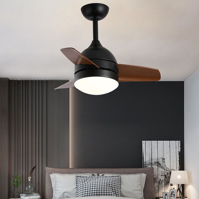 Geometrie plafondventilator licht Kinderstijl metalen metalen Led LED -licht Licht voor een slaapkamer voor slaapkamer