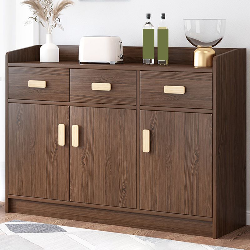Modern Wood Accent Cabinet with Drawer Rectangle Side Cabinet