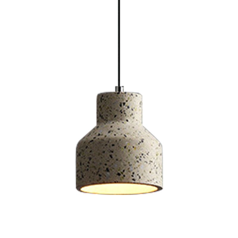 Noordse 1-licht hanglamp, minimalistisch marmerhangend licht voor woonkamer
