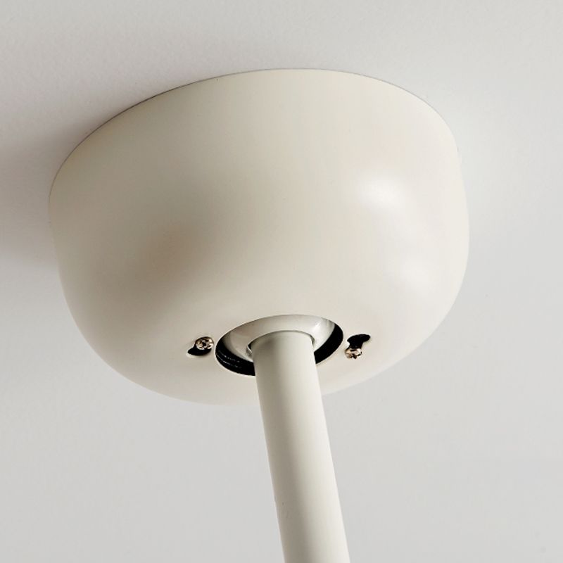 Modern Style Ceiling Fan Lamp Metal 1 Light Ceiling Fan Lighting for Study