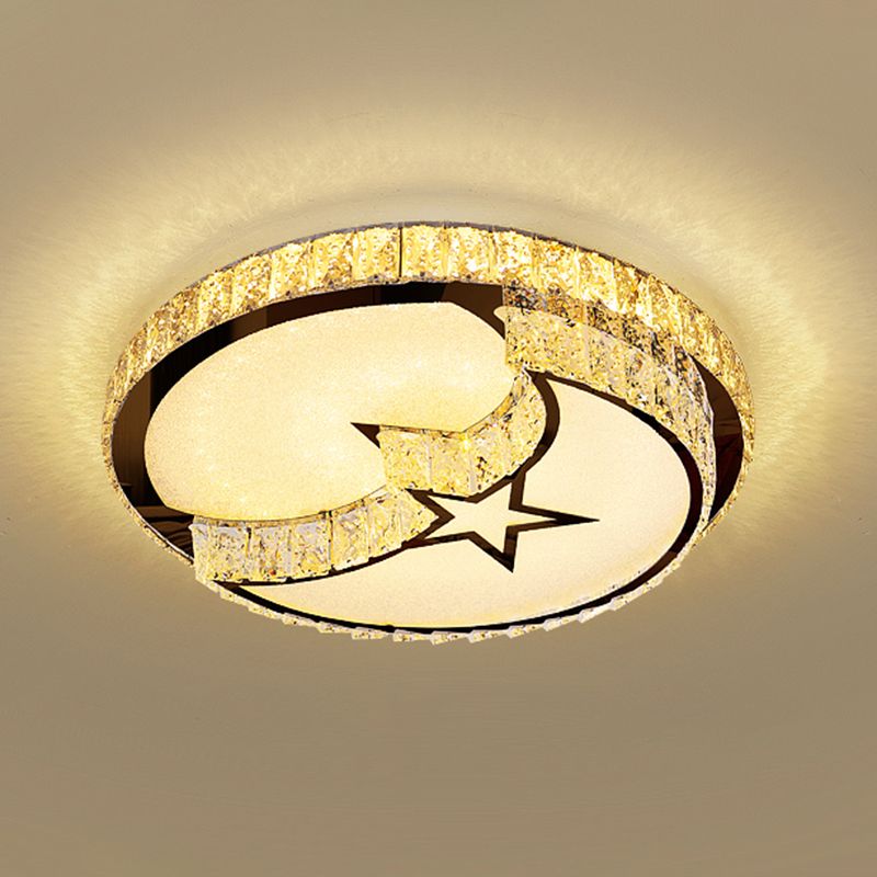 Acier inoxydable-Acier à bouches géométriques Éclairage Éclairage Éclairage du mont Fixture