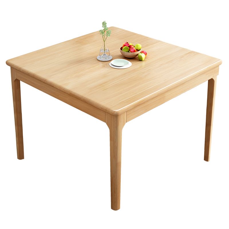 Simplicity Style Dinette Table Solid Wood Rectangle Dinner Table for Kitchen