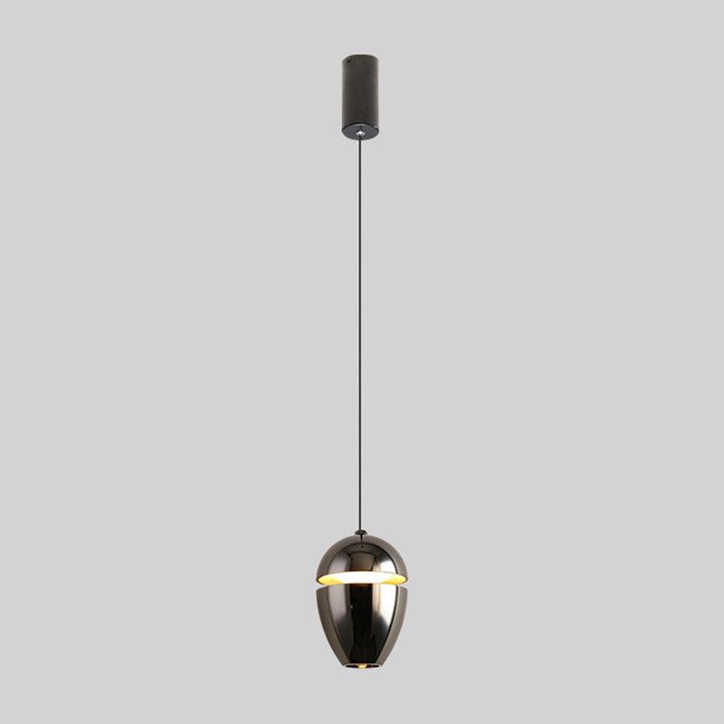 Postmodern Metal Pendant Light Aluminum LED Suspension Light for Bedside