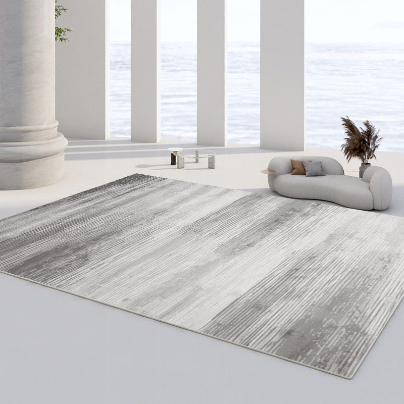 Chic Modern Area Carpet Tie-Dye Print Polyester Area Rug Anti-Slip Washable Rug for Home Decor