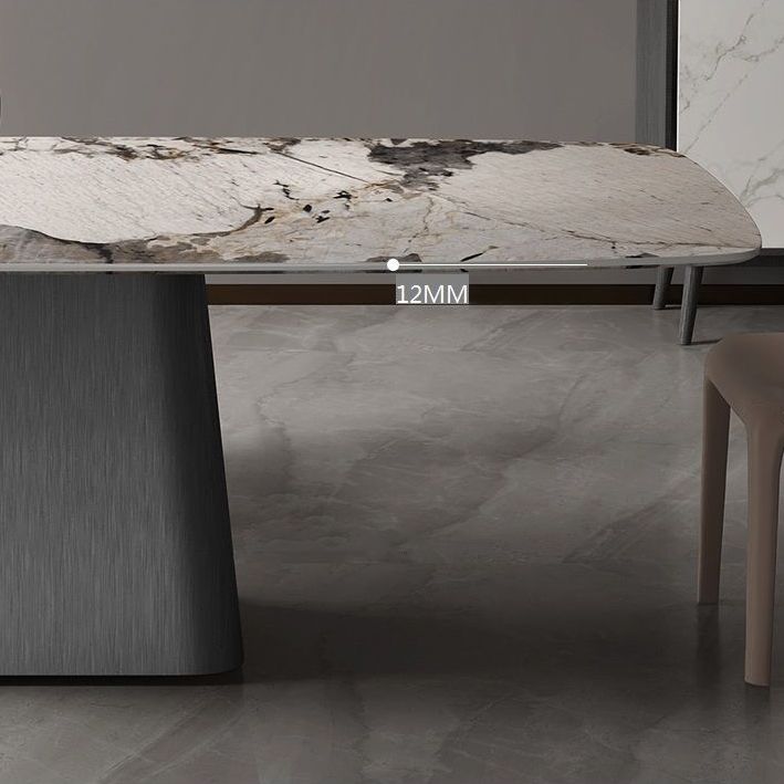 Modern Home Dining Room Table Set 1/4/5/7 Pieces Sintered Stone Dining Table Set