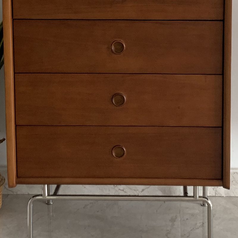 Ultra-Modern Double Dresser Pine Storage Chest Dresser for Bedroom