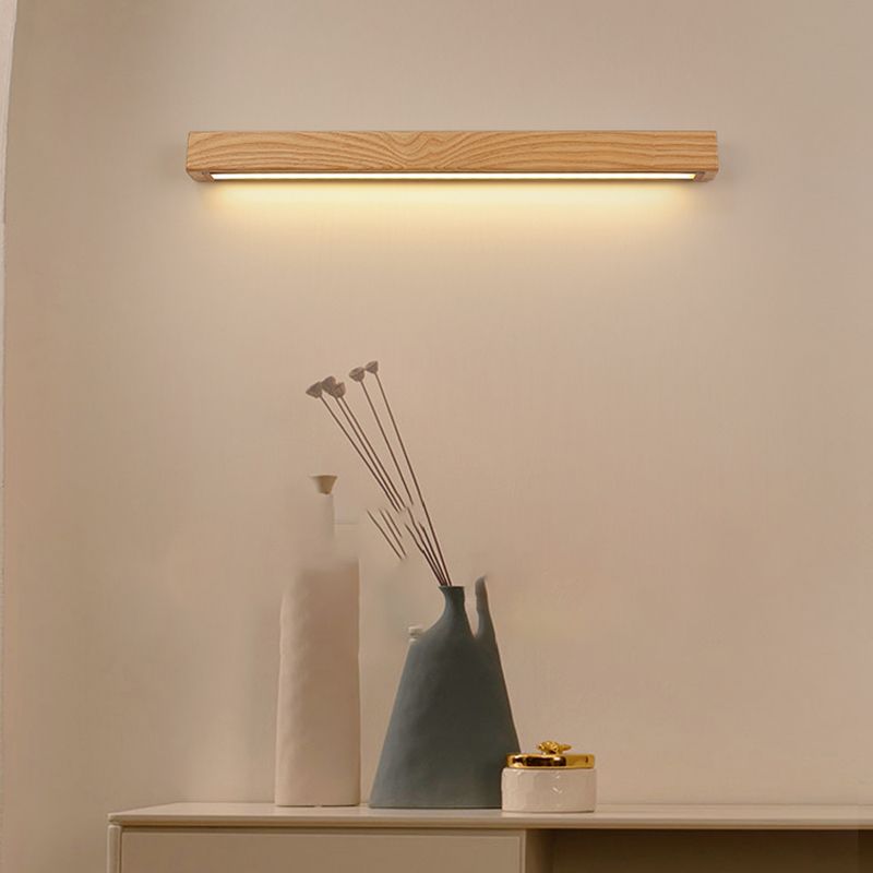 Modern Style Linear Shape Wall Sconce 1 Light Sconce Lighting for Bedroom