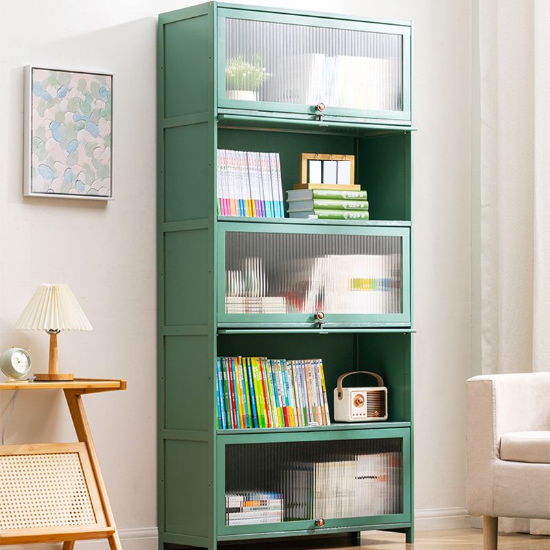 Rectangular Green Cabinet, Modern Standard Accent Cabinet in Green