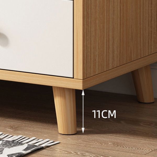 Modern Style Engineered Wood Sideboard White Dining Server for Kitchen