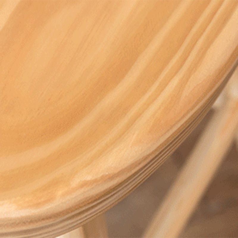 Solid Wood Bar Stool Modern Backless Counter Stool for Bristol