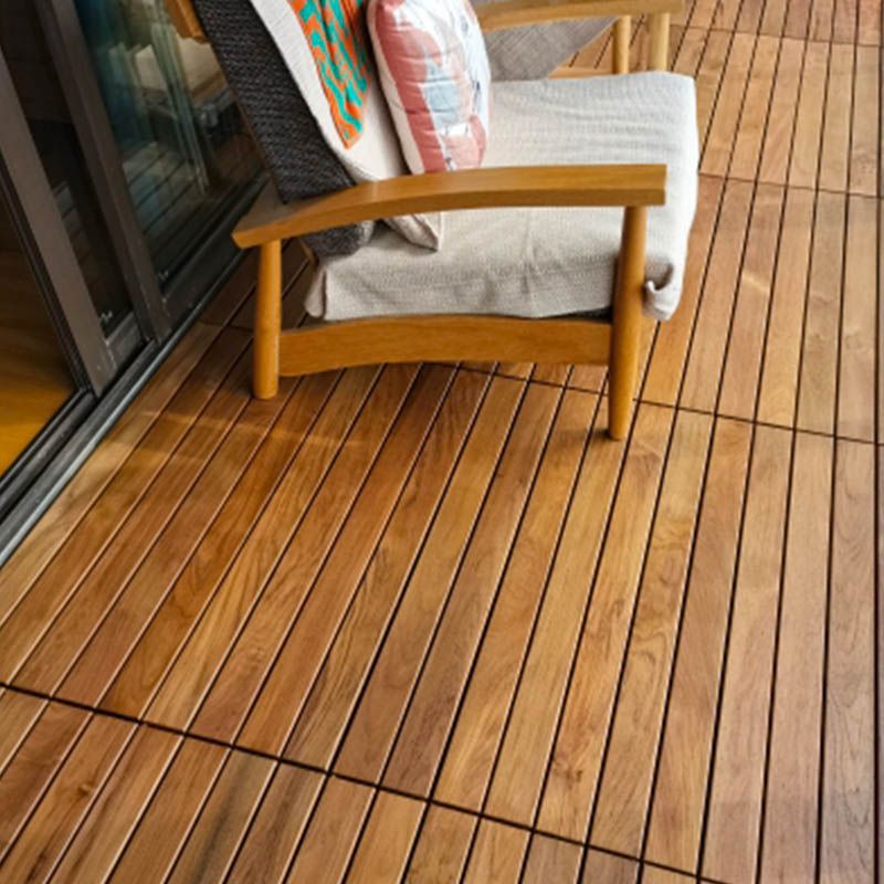 Composite Interlocking Flooring Tiles Outdoor Wood Floor Planks