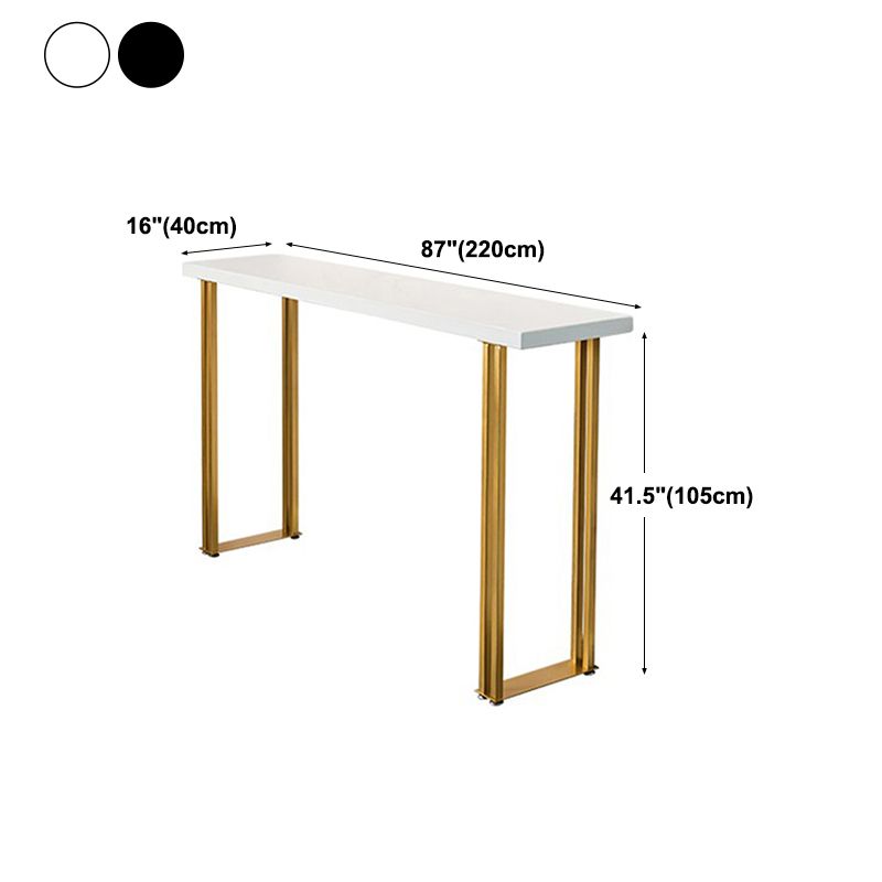 Sala da pranzo rettangolo tavolino in legno tavolino gambe in stile glam tavolo