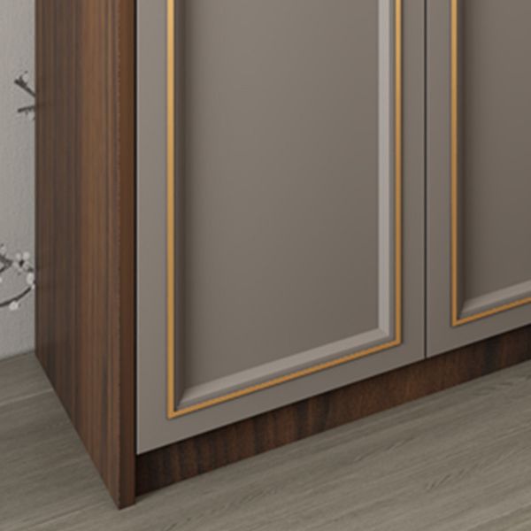 Modern Freestanding Wardrobe Engineered Wood Wardrobe Armoire