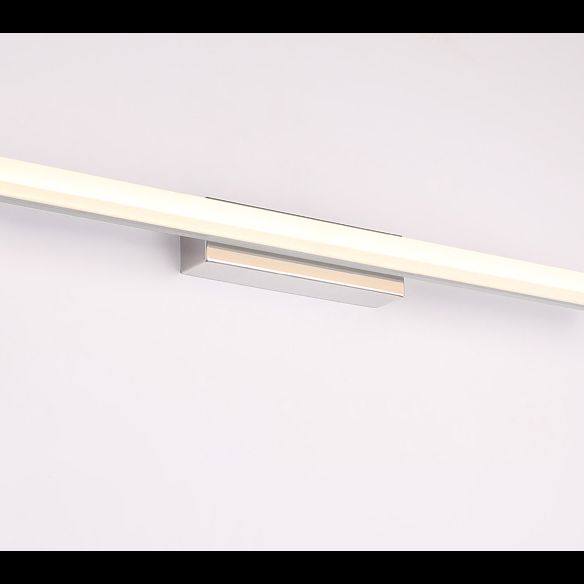 Linear Vanity Mirror Light Modern Style LED Acrylic Sconce Light Fixture with Stainless Steel Base