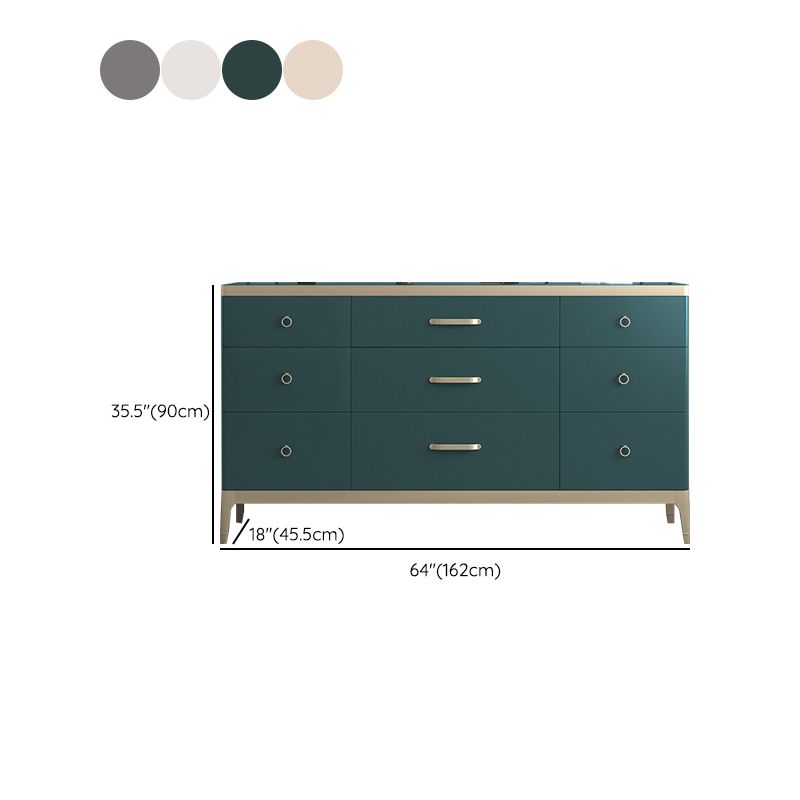 Classic Glam Solid Wood Lingerie Chest Vertical Storage Chest for Bedroom