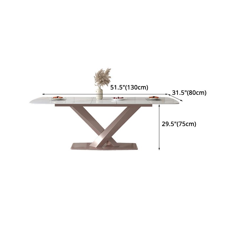 Glam Style Sintered Stone Dining Set 1/4/5/7 Pieces Dining Set for Dining Areas