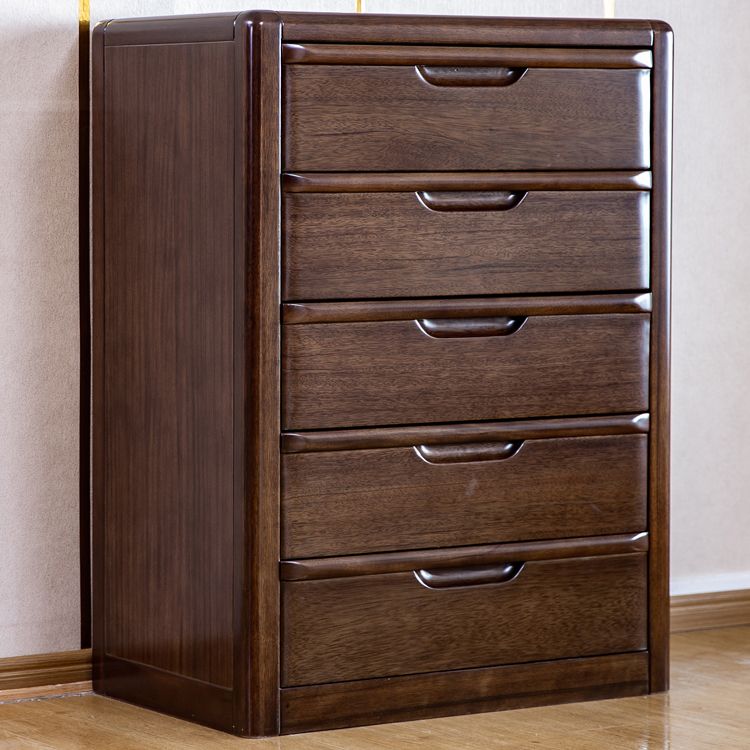 Brown 18.90" Wide Accent Chest Mid-Century Modern Wood Accent Chest