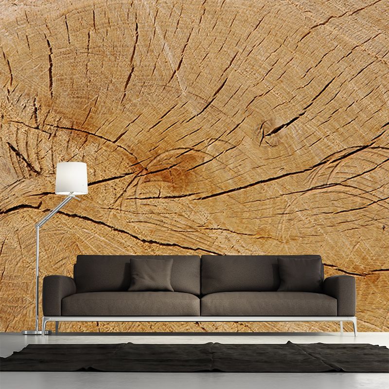 Room Wall Mural Industrial Wood Texture Decorative Eco-friendly Wall Covering