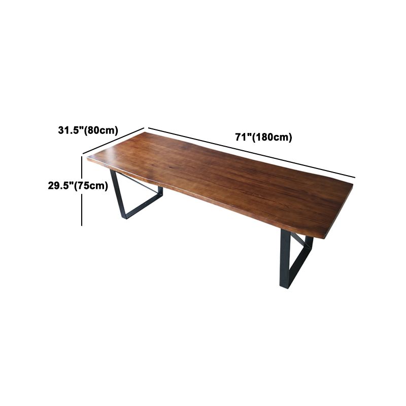 Industrial Solid Wood Dining Table Set 1/2/4 Pisces Dinette Set in Natural