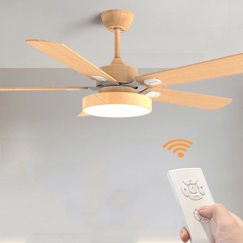 Colorful Ceiling Fan Light Fixture Nordic LED Ceiling Flush Mount for Kids' Room