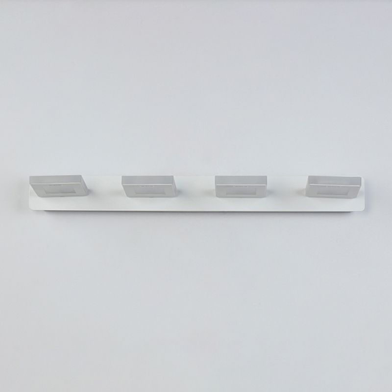 Metal Geometric Wall Mount Lighting Modern Multi Lights Mirror Wall Light Fixture in White
