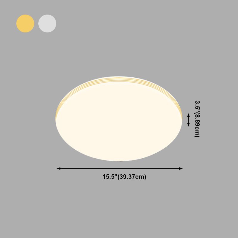 Geometrie Vorm LED-plafondlamp Modern acryl 1-lichts inbouw voor woonkamer