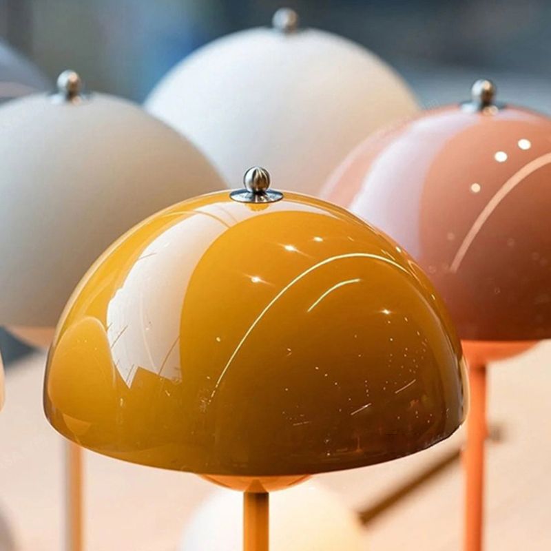 Dome Shape Table Light Modern Macaron Style Desk Light Fixture for Bedroom