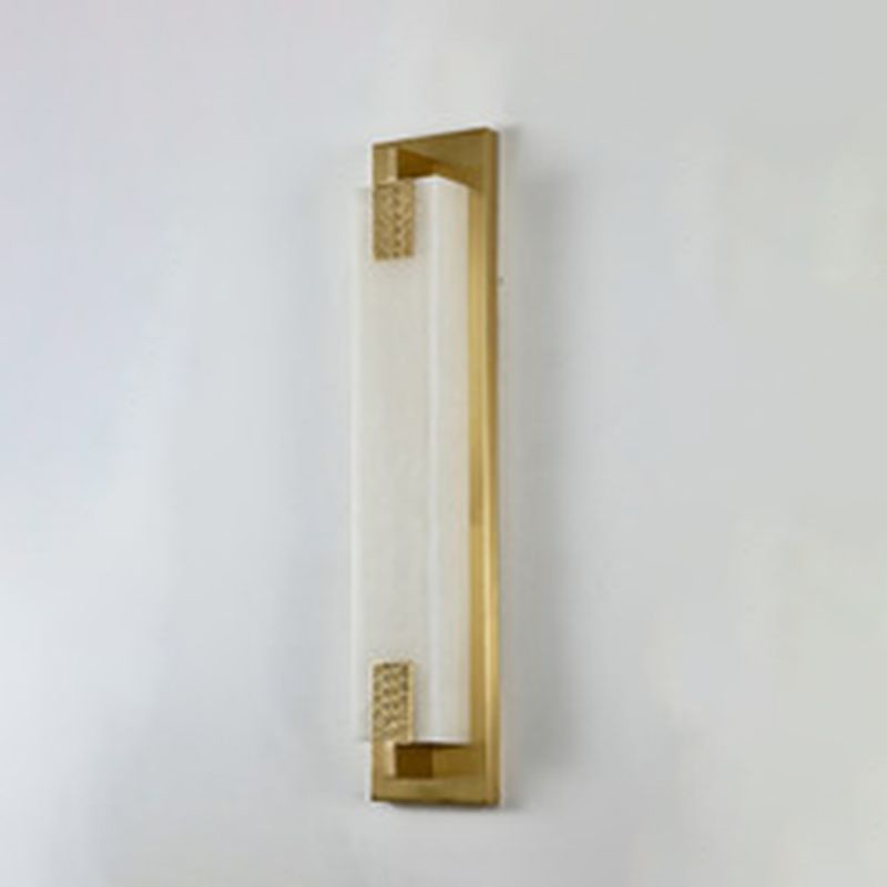 Pronzo della parete di marmo leggero regolabile contemporaneo per corridoio e scala del comodino