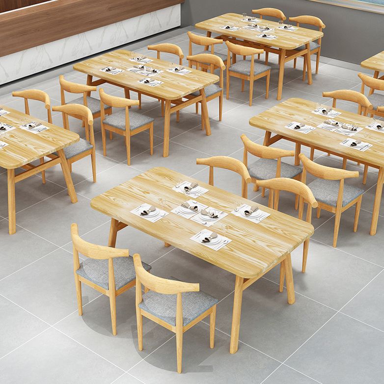 Modern Dining Table Rectangle Wooden Dinner Table for Dining Room