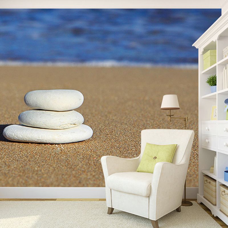 Beach Photography Mural Wallpaper Decorative Bedroom Wall Mural