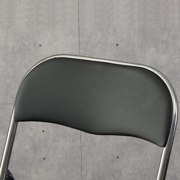 Chaise d'intérieur et d'extérieur moderne, chaise d'appoint de salle à manger à dossier ouvert sans accoudoirs en métal