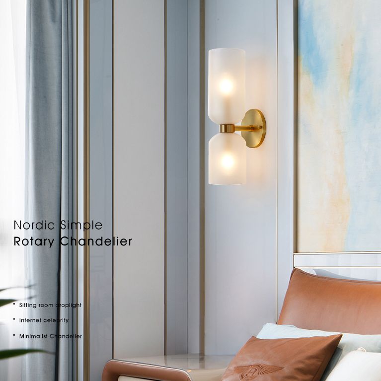 Moderne Stil schattierter Leuchten Leuchten Glas Schlafzimmer Wandbeleuchtung für Schlafzimmer