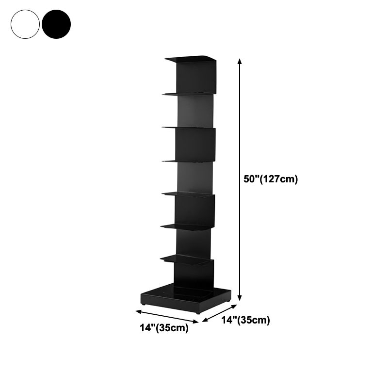 13.78"W  Bookshelf Contemporary Style Invisible Bookcase for Office Home