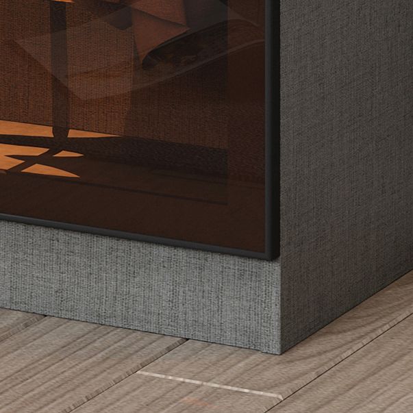 Glass and Wood Wardrobe Cabinet Contemporary Wardrobe Closet