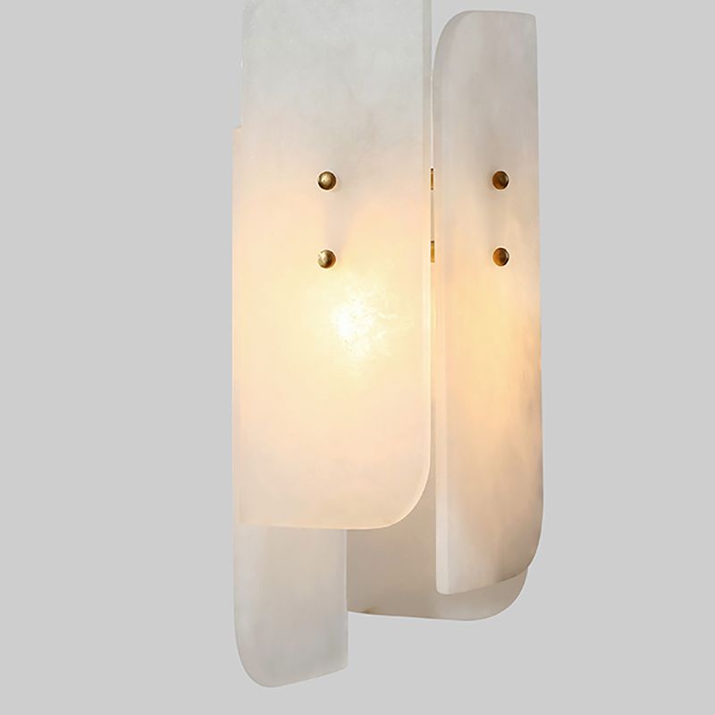 Petit pendentif suspendu en marbre Minimaliste de suspension blanche à 1 lumière Lumière pour chambre à coucher