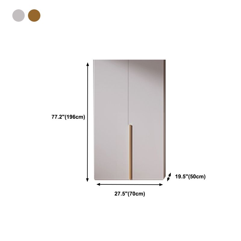 Modern Style Wardrobe Armoire Wood Armoire with Door for Bedroom