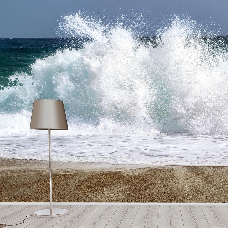 Customized Sea Mural Wall Covering Decorative Mildew Resistant for Bedroom