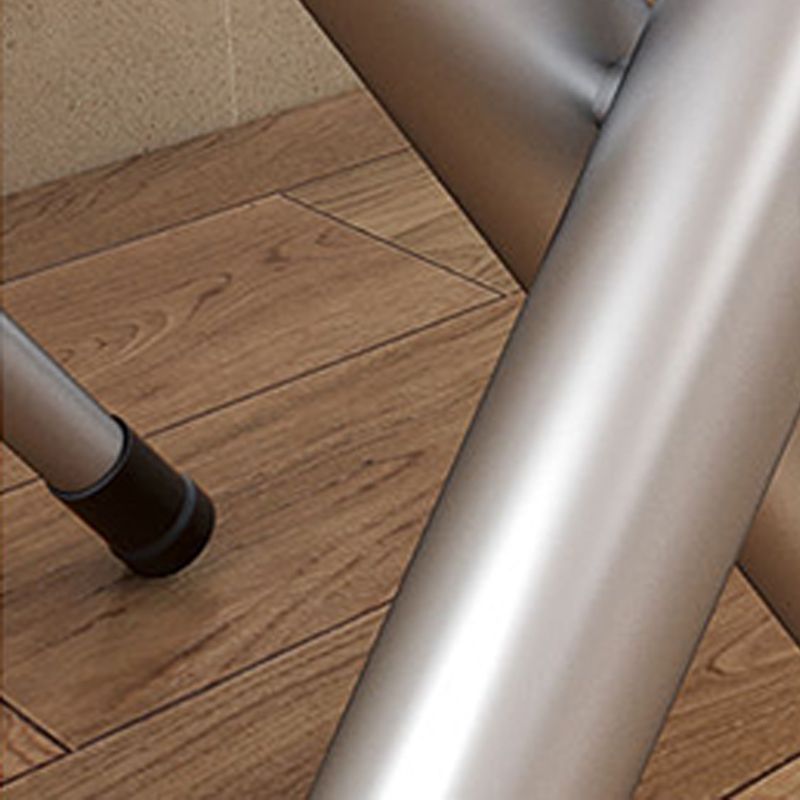 Wooden and Metal Table Mid-Century Modern Style Minimalist Home Dining Table